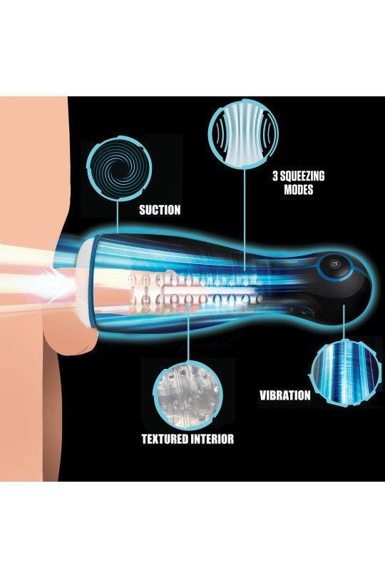 Auto Milker Extreme 16X Sucking, Squeezing, and Vibrating Masturbator - Sex On the Go