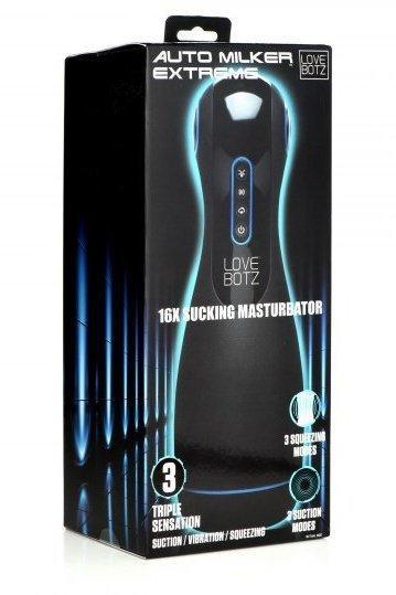 Auto Milker Extreme 16X Sucking, Squeezing, and Vibrating Masturbator - Sex On the Go