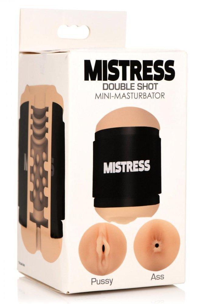 Double Shot Pussy and Ass Stroker - Light - Sex On the Go