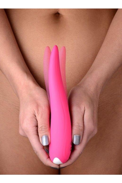 8X Pro-Lick Vibrating & Licking Silicone Tongue Vibrator - Sex On the Go