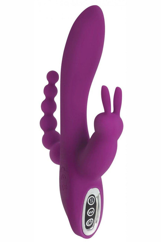 Quivers 10X Silicone G-spot Rabbit Vibrator - Sex On the Go
