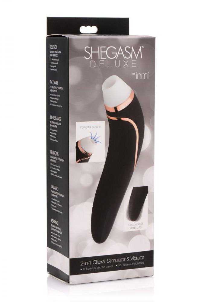 Shegasm Deluxe Clitoral Stimulator and Vibe - Sex On the Go