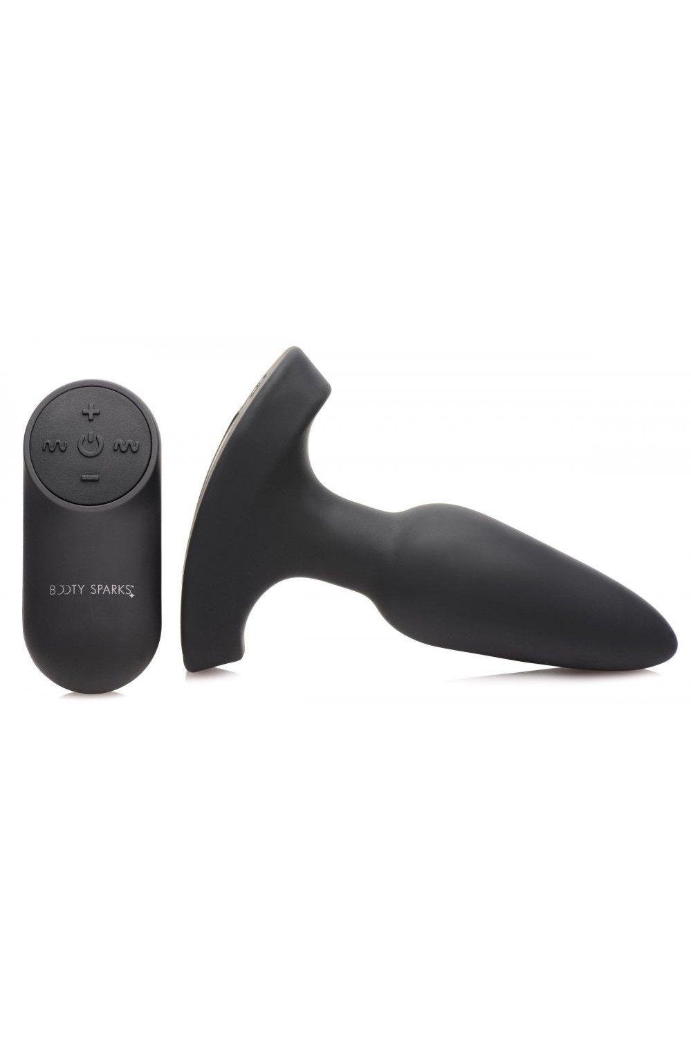 28X Laser Fuck Me Silicone Anal Plug with Remote Control - Small - Sex On the Go