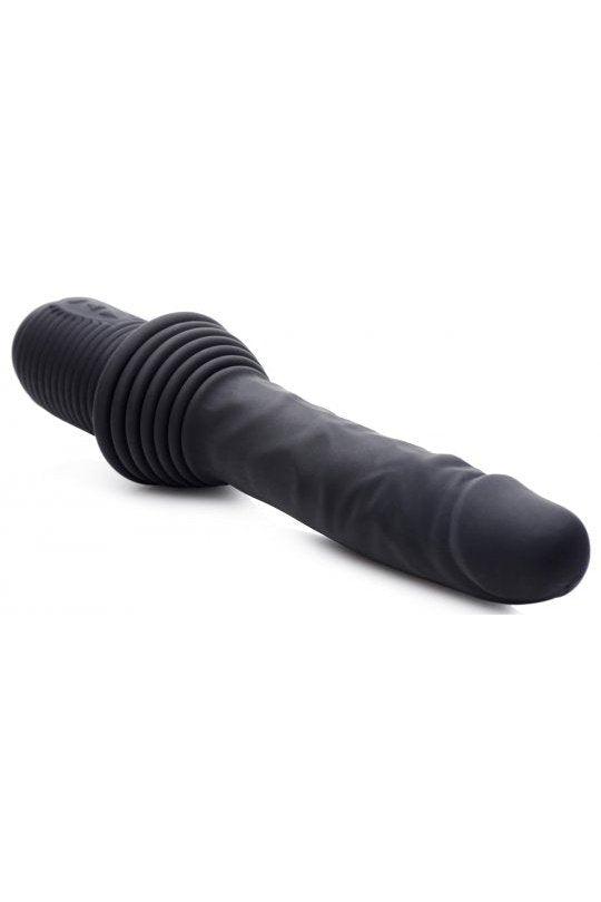 10X Silicone Vibrating and Thrusting Dildo - Sex On the Go