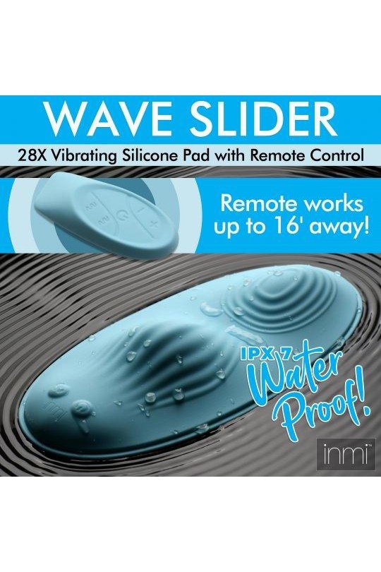 28X Wave Slider Vibrating Silicone Pad with Remote - Sex On the Go